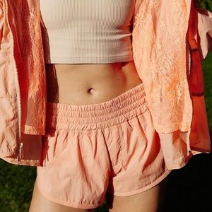 FP Movement Namaslay Peach Shorts XS